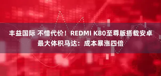 丰益国际 不惜代价！REDMI K80至尊版搭载安卓最大体积马达：成本暴涨四倍